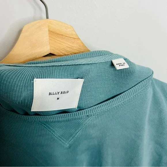 Billy Reid Blue Soft Lightweight Crewneck Medium